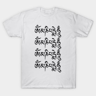 Om Mani Padme Hum Mantra T-Shirt